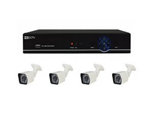 OAHD 720P AHD 4 x IR Bullet CCTV System (No Hard Drive Installed)