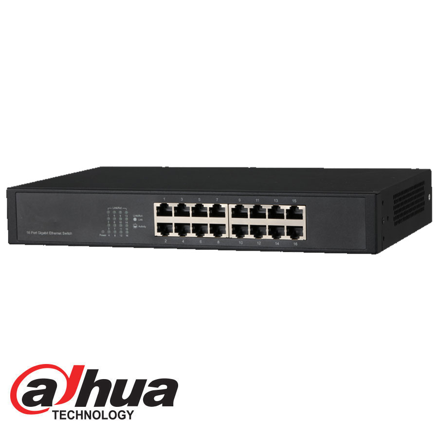 16 Port Gigabit Switch - Designed For Our IP Camera Range