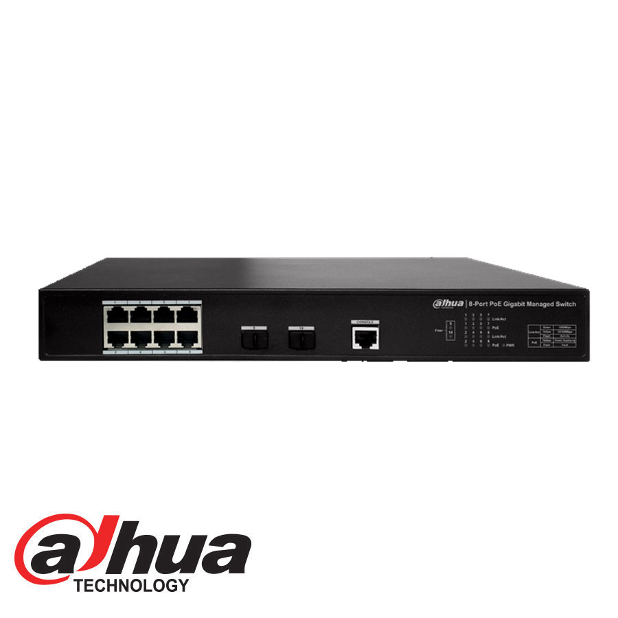 8 Port PoE Managed Gigabit Switch
