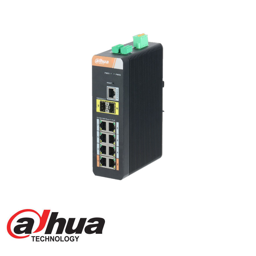 Dahua 10 Port With 8-Port Gigabit Poe Managed Switch