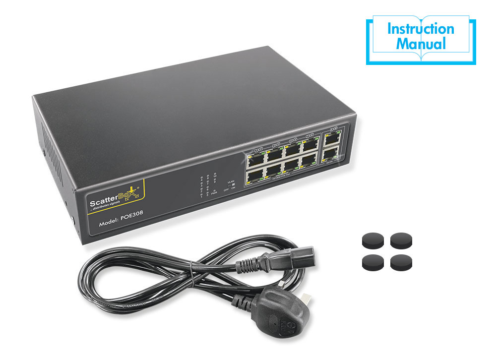 10 Port 100Mbps PoE Switch