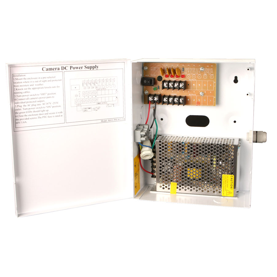 24v 4A 4x 1000mA boxed PSU