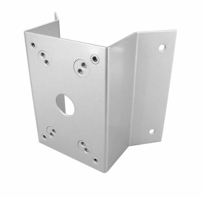 Metal Corner Bracket Allows your PTZ Dome to See Round Corners