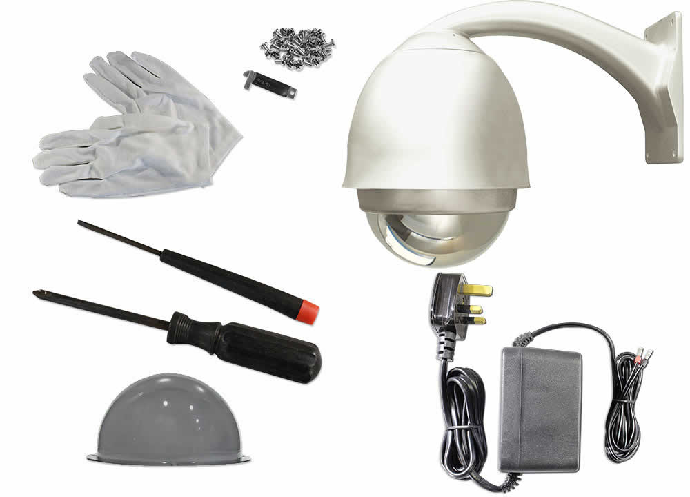 High-Speed NiteDevil PTZ dome with 36x Zoom, Alarm Inputs, Auto Flip and Privacy Masking