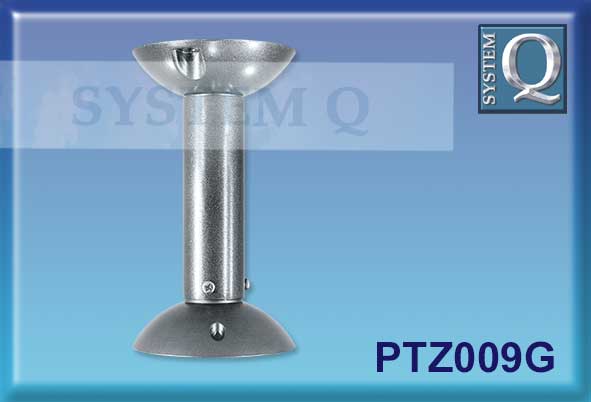 PTZ635 Cable managed ceiling mount bracket in grey 