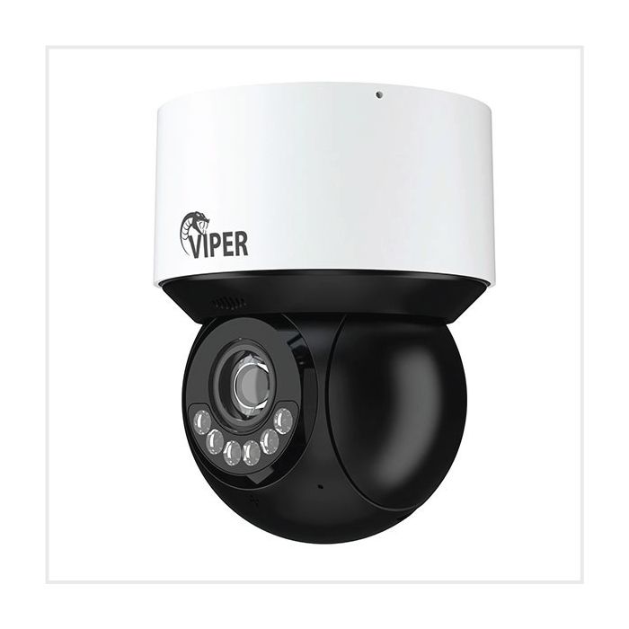 Viper 4MP Active Deterrent 4X Mini POE IP PTZ - 3 Year Warranty