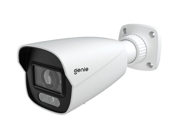 Genie NDAA 8MP H.265 IP Bullet Camera 2.8-12mm Auto Focus Lens Dual Illumination - White