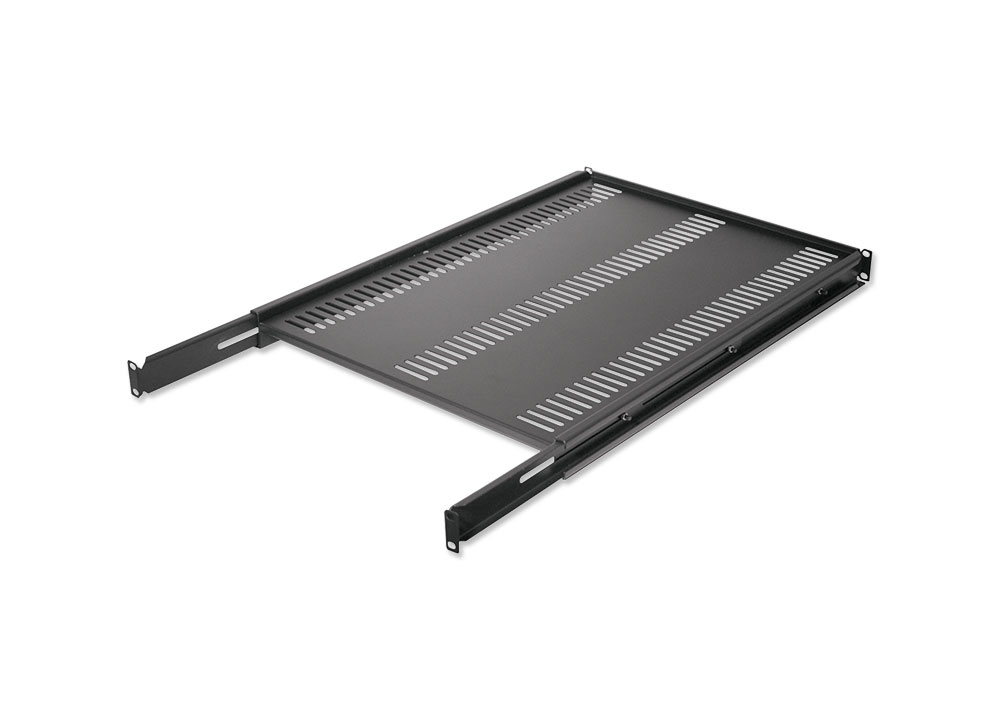 19 Inch 1U Rack Sliding Shelf 26 Inch