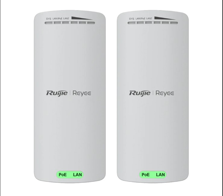 Ruijie Reyee 500m Outdoor Wireless Bridge - Pack of 2 (RG-EST100-E)