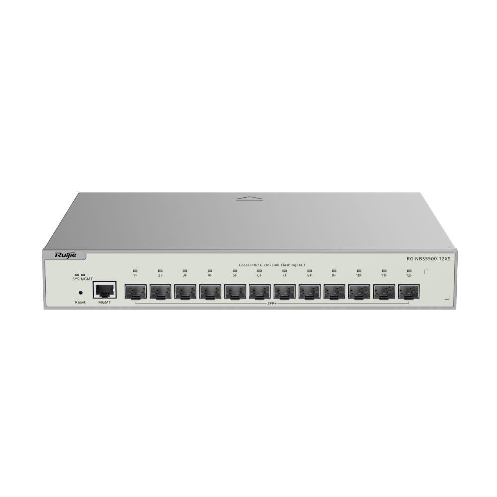 Ruijie Reyee 12-Port Full 10G SFP+ Layer 3 Managed Switch (RG-NBS5500-12XS)