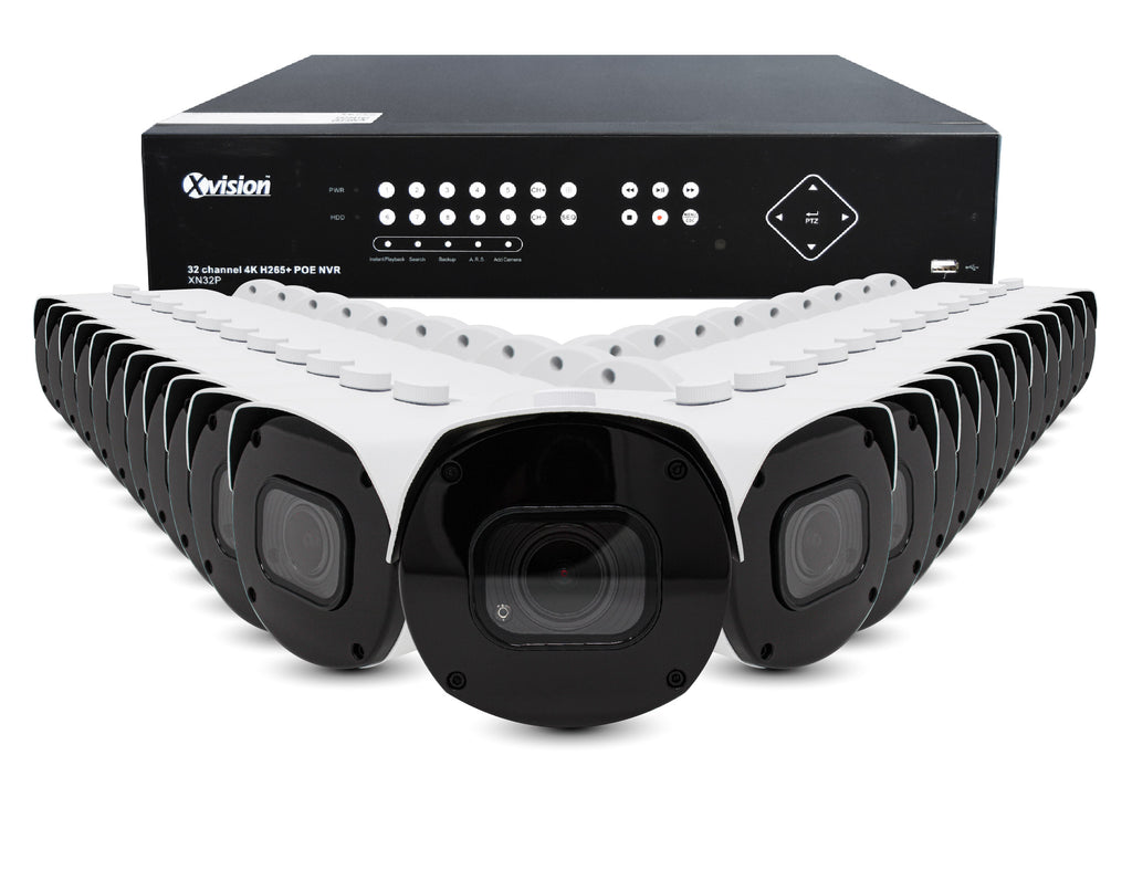 Xvision 5MP Pro Bullet 24 camera PoE IP CCTV system