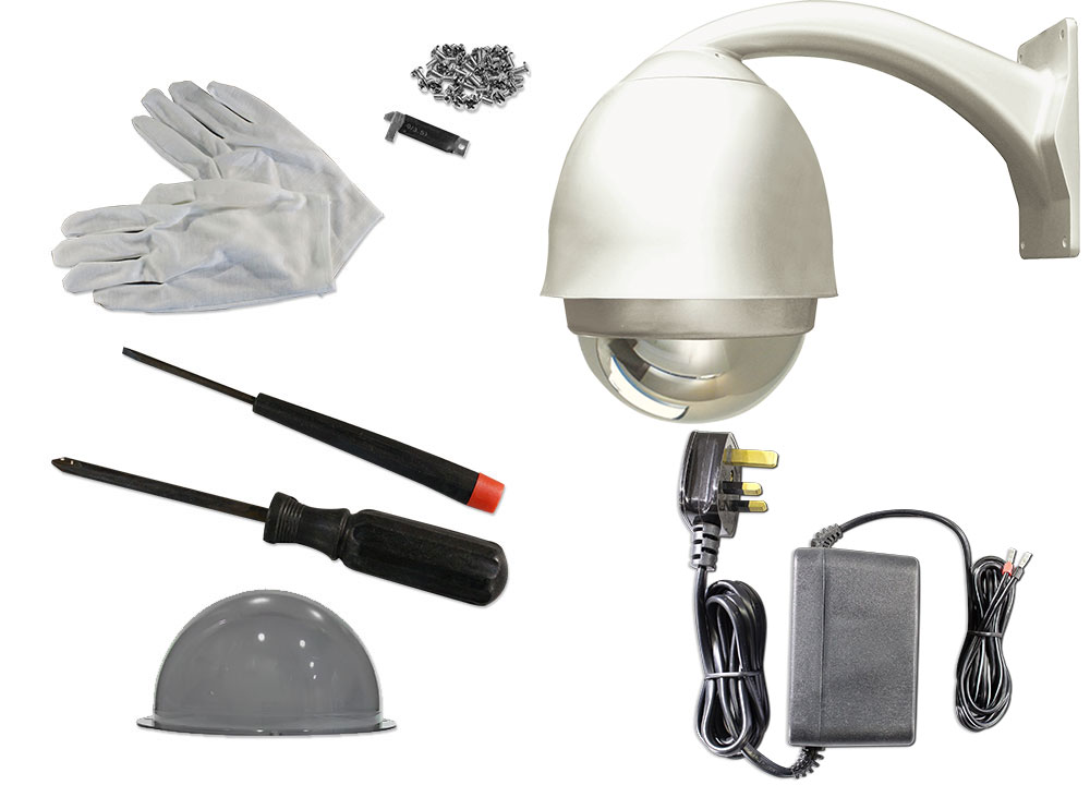 HD-TVI 720p 23x Zoom 1.3 Megapixel High Speed PTZ - Ivory