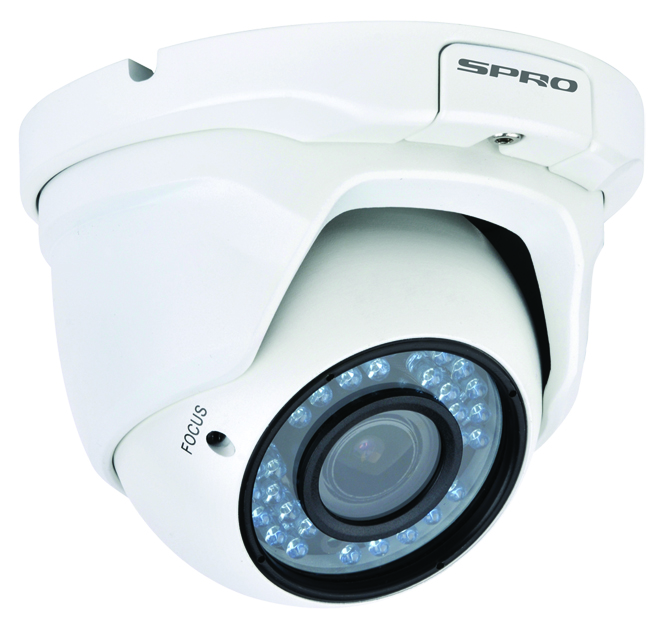 SPRO 1080p 2 Megapixel HD CVI IR Dome Camera with Auto Focus + 30m IR Night Vision