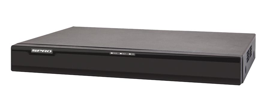 SPRO 8 Channel 6 Megapixel NVR with POE Support
