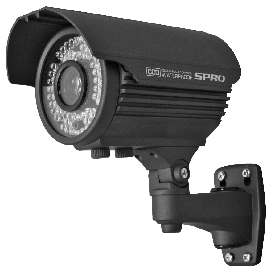 SPRO HD 60 Metre 72Pcs IR Bullet HD CVI Camera 1080p Resolution