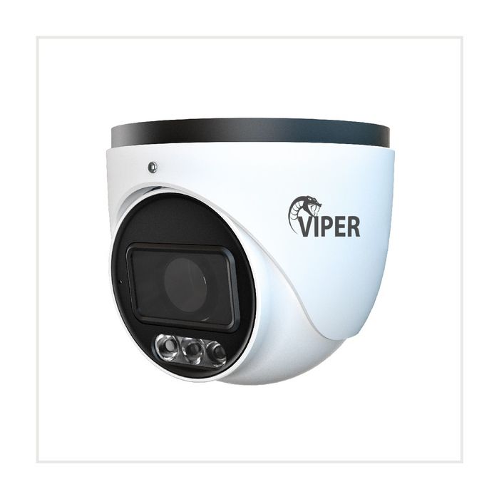 Viper 4MP Full-Colour Network IR Fixed Turret Cameras - 3 Year Warranty