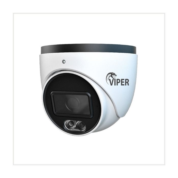 Viper 5MP Full-Colour Network Fixed Lens Turret Cameras - 3 Year Warranty