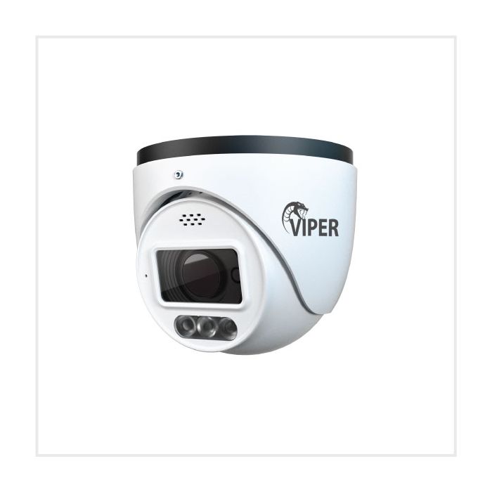 Viper 4K Dual Illumination AI Fixed Turret Camera - 3 Year Warranty