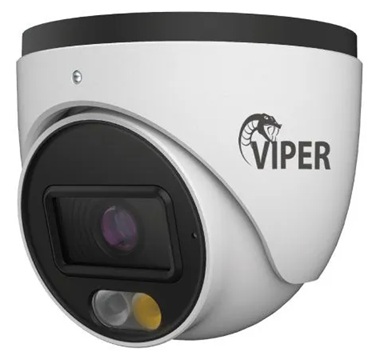 Viper TURVIPS4-4KIL-FW 8MP 4K Dual Light IP Turret Camera with Built-In Microphone