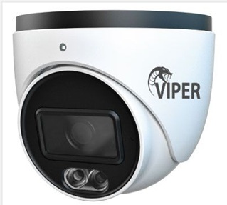 Viper TURVIPS4-6IL-FW 6MP Smart Dual-Illumination Fixed Lens IP Turret Camera with People Detection