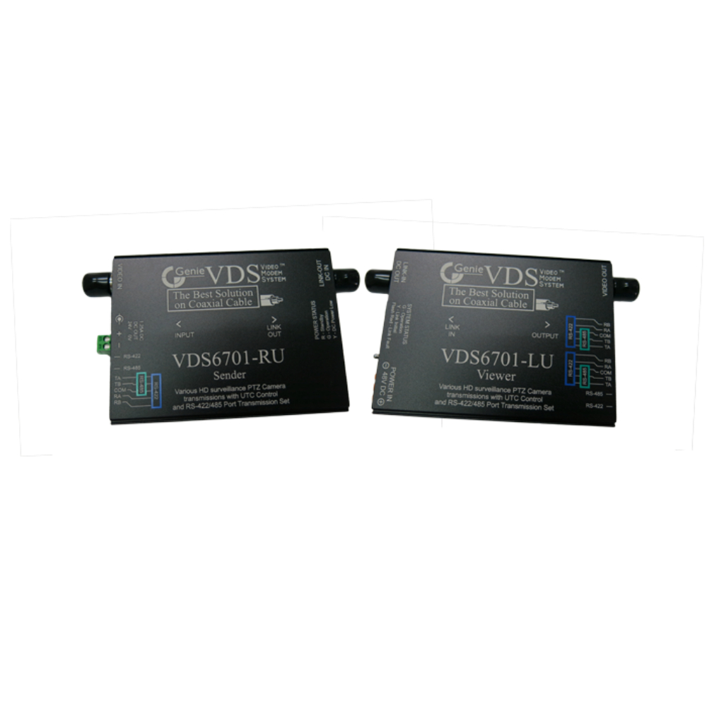 Genie 4in1 HD Over Coax Video Modem Kit 1xVideo+1xDC24V Power+RS48