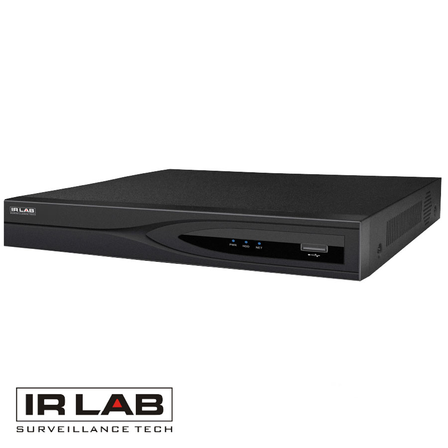 IRLAB H.265 16 Channel NVR with 4TB HDD