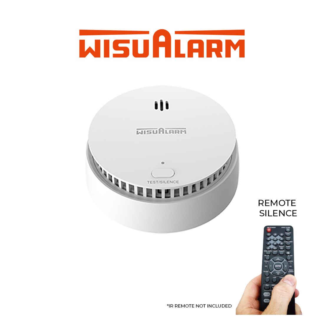 Wisu Alarm Optical Smoke Detector With 10 Year Battery Life