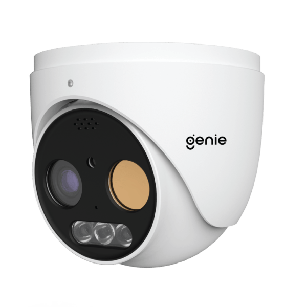 Genie NDAA 5MP H.265 IP Dual Eyeball Camera, True and Thermal Image 4mm / 3.2mm Thermal
