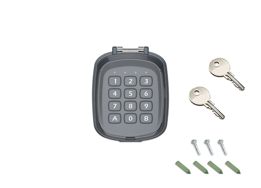 Wirefree 2 Channel Keypad Black