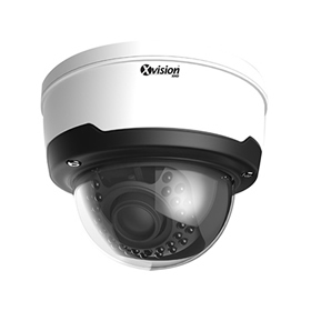 Xvision PRO-HD Professional 4 Megapixel H265 Vandal IR Dome IP Camera, 30m IR, Number Plate Recognition, Video Analytics