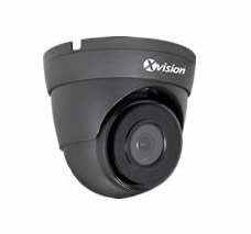 Xvision Professional 5 Megapixel H265 Vandal IR Dome IP Camera, 30m IR, Video Analytics, Grey