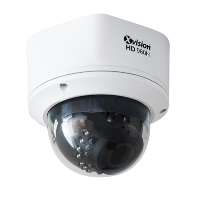 Professional HD 960H Vandal Resistant Discreet Dome Camera - 30m IR - 6m NPR - Weatherproof