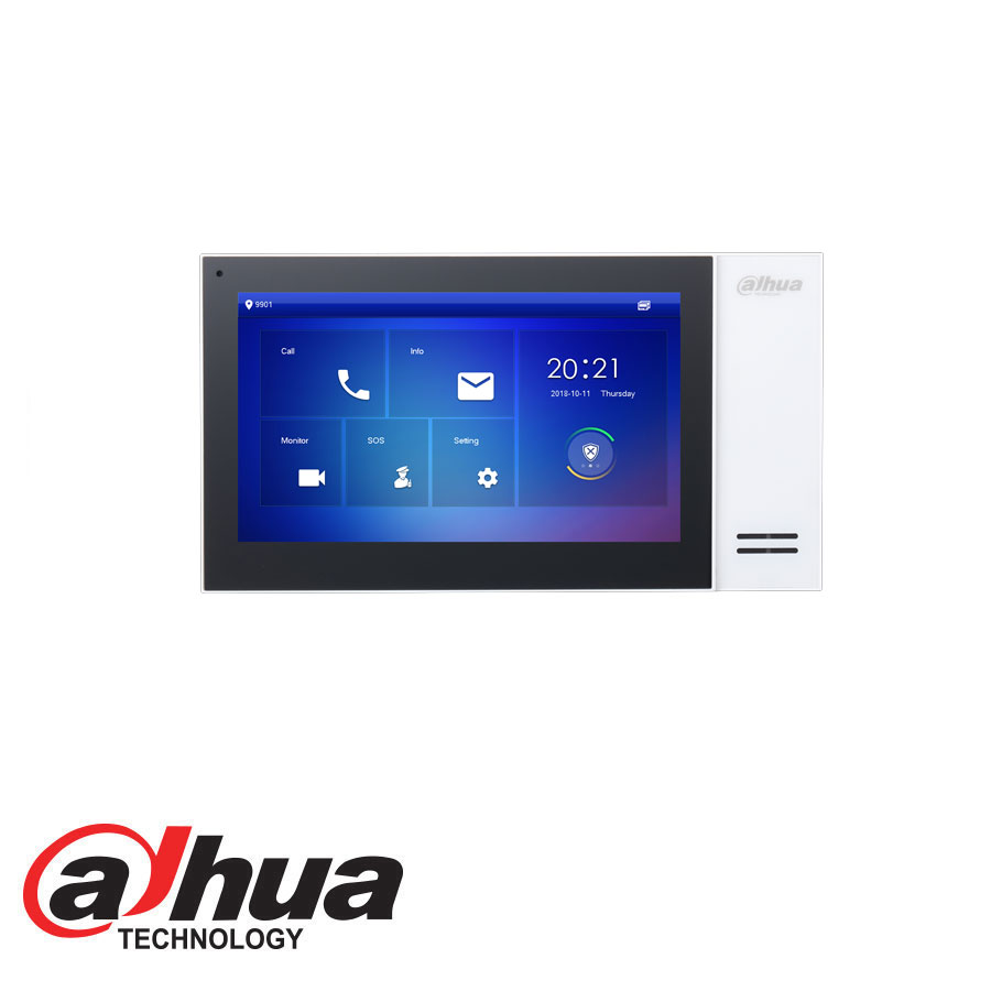 Dahua 7" Indoor Touch Screen Lcd Monitor White